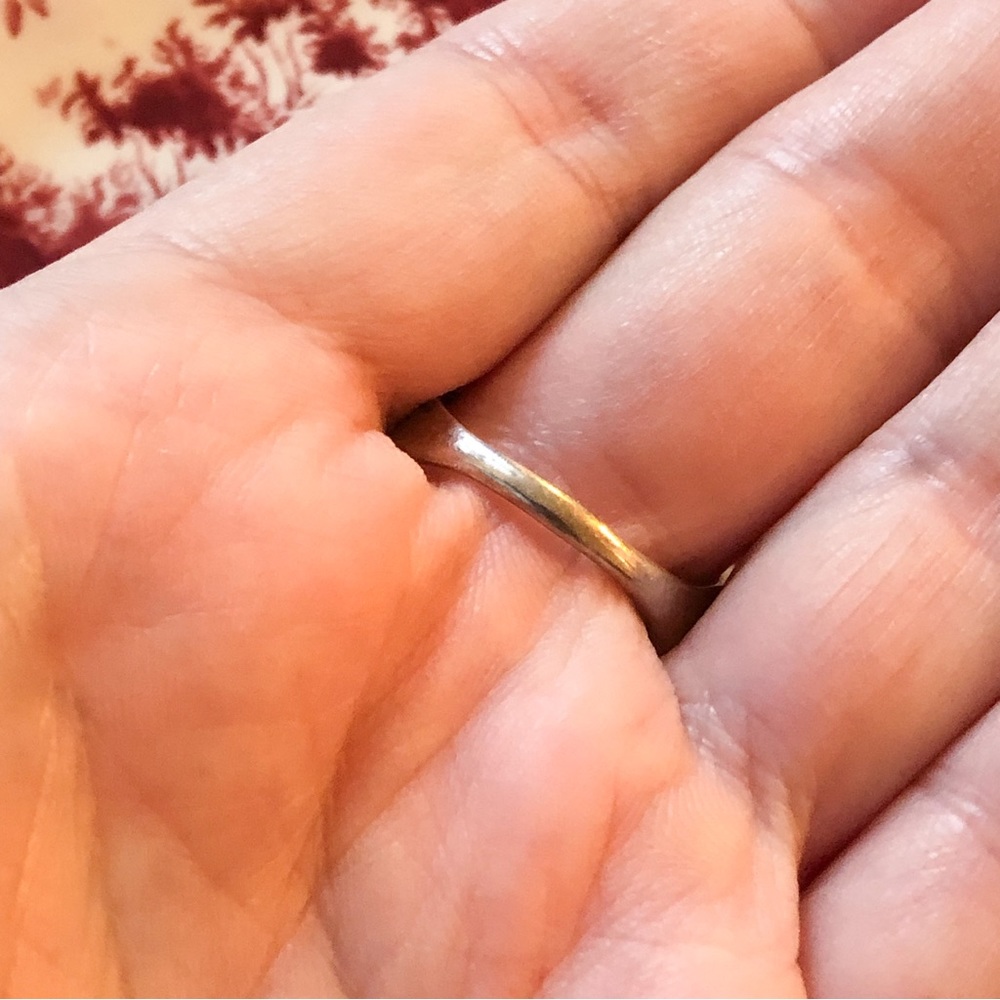 Vtg 925 sterling silver HG Hagit Gorali ring sz 9.75 Brutalist - Picture 3 of 14